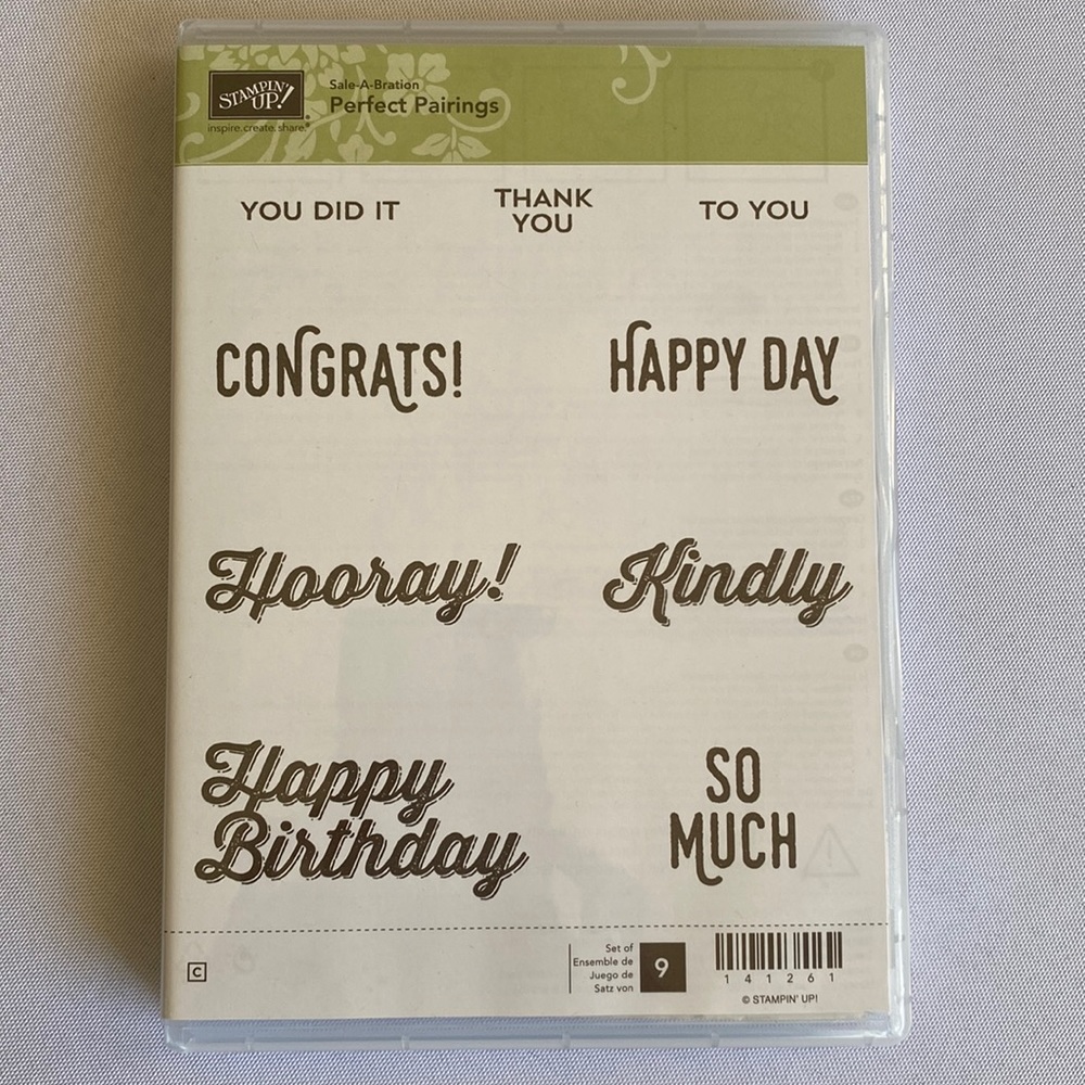 🚨LAST CHANCE🚨 Stampin’ Up! RETIRED SALEABRATION Perfect Pairings